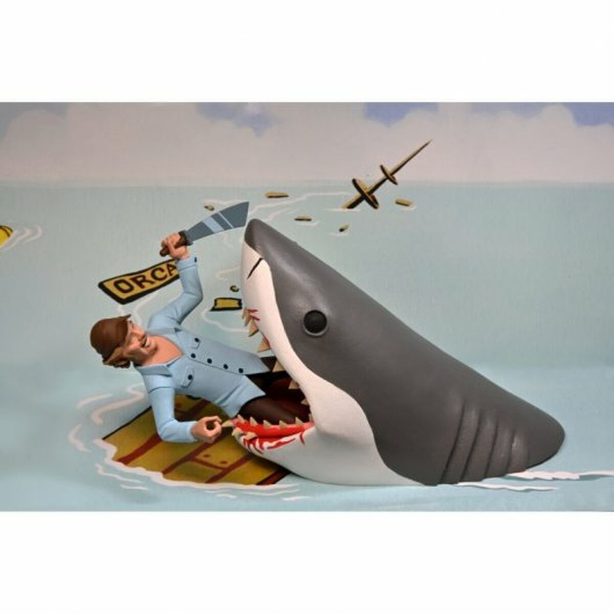 NECA Actionfigur Toony Terrors Jaws Der Weiße Hai 15cm