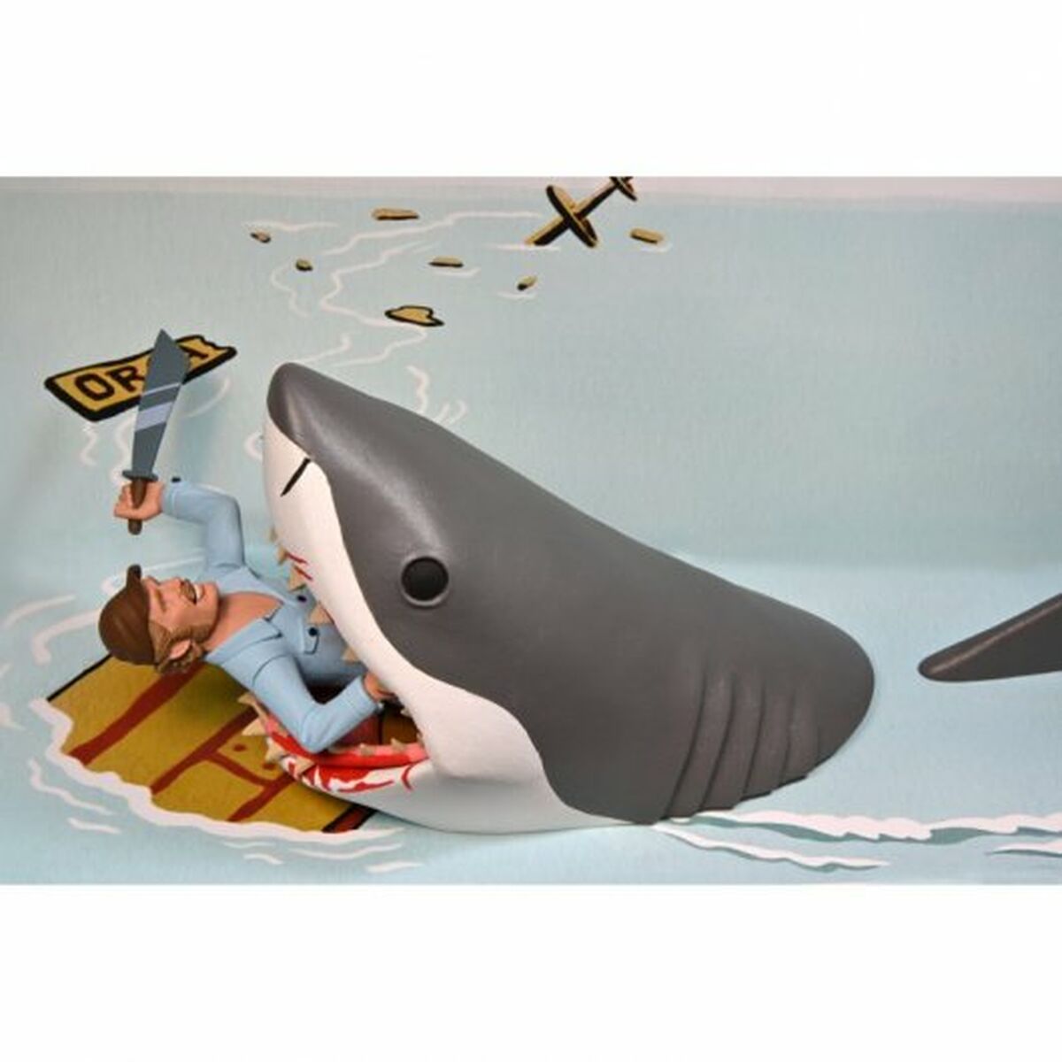 NECA Actionfigur Toony Terrors Jaws Der Weiße Hai 15cm