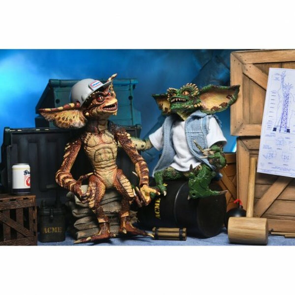 NECA Actionfigur Doppelpack Gremlins 2 Ultimate Demolition Gremlins 17cm