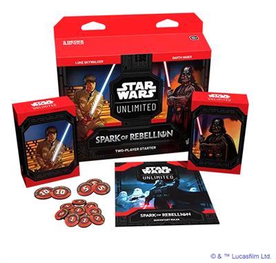 STAR WARS: UNLIMITED - SPARK OF REBELLION TWO-PLAYER STARTER - ENG.