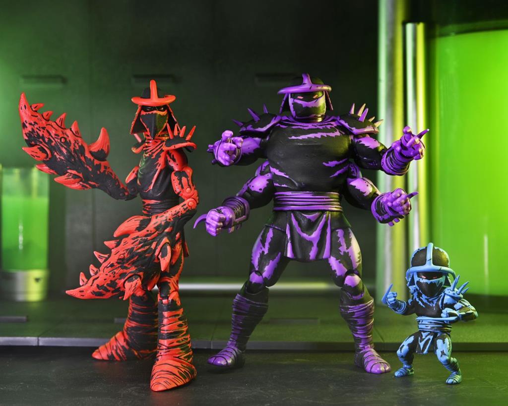 NECA Teenage Mutant Ninja Turtles (Mirage Comics) Actionfiguren Shredder Clones Box Set 18cm