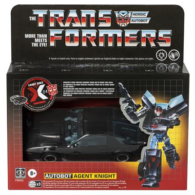 Pre-Order! Transformers Collaborative Actionfigur Knight Rider x Transformers Agent Knight