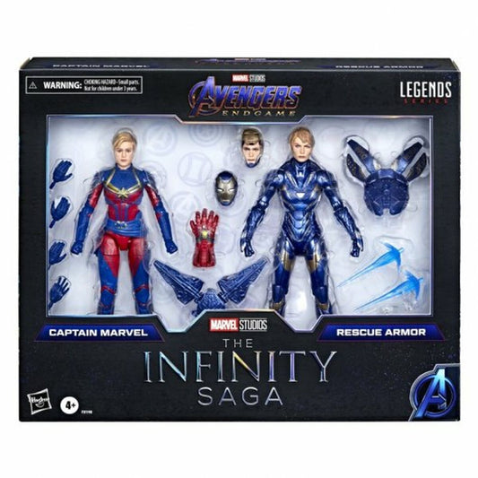 Marvel Legends Avengers: Endgame Actionfiguren Captain Marvel & Rescue Armor 15cm