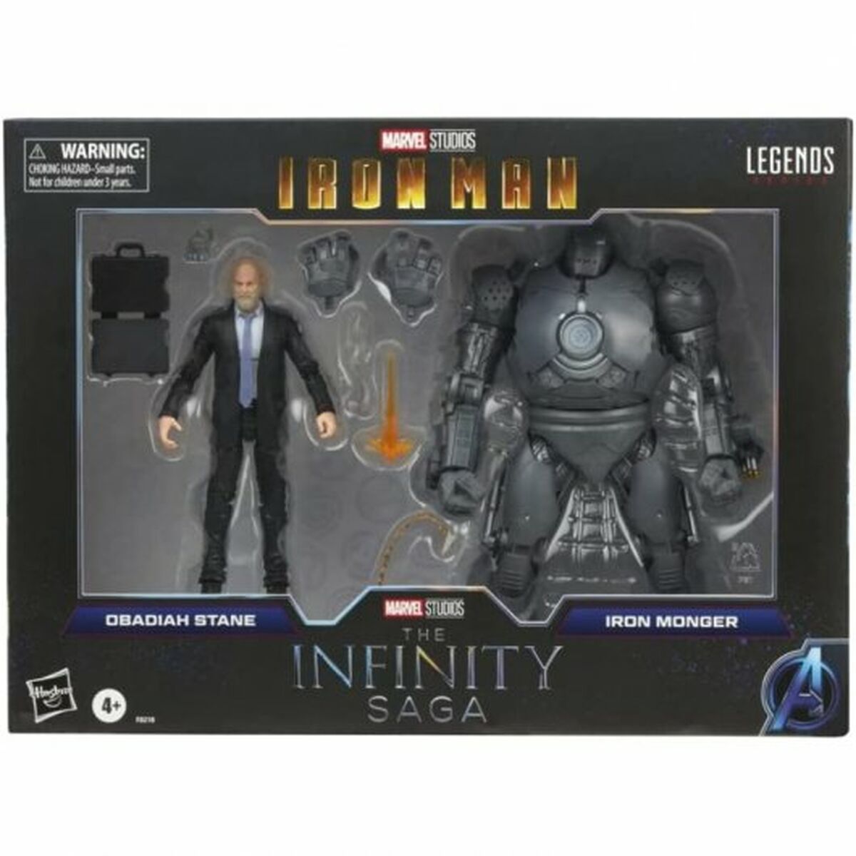 Marvel Legends The Infinity Saga Actionfigur Iron Man Obadiah Stane & Iron Monger 15cm