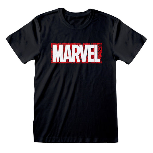 Unisex Kurzarm-T-Shirt Marvel Schwarz