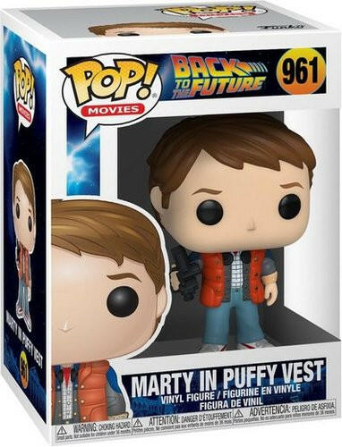 Funko Pop! Movies 961 BTTF Zurück in die Zukunft Marty in Puffy Vest 9cm Funko