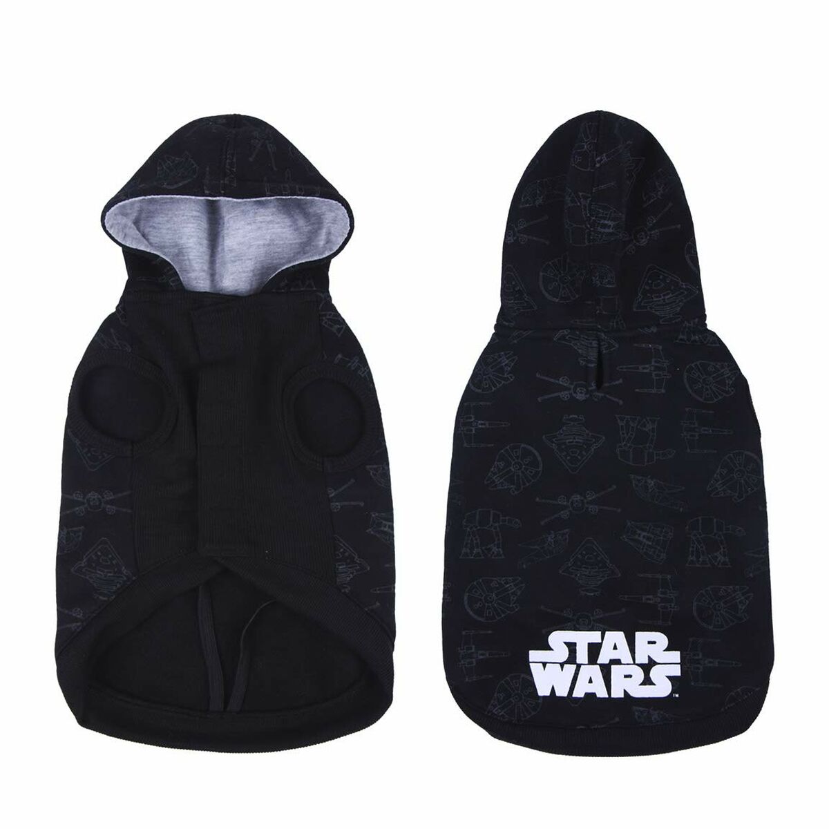 Hundepulli Star Wars XS Schwarz