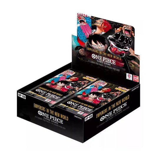 One Piece Card Game OP09 Emperors in the New World Booster Display (24 Packs) - ENG