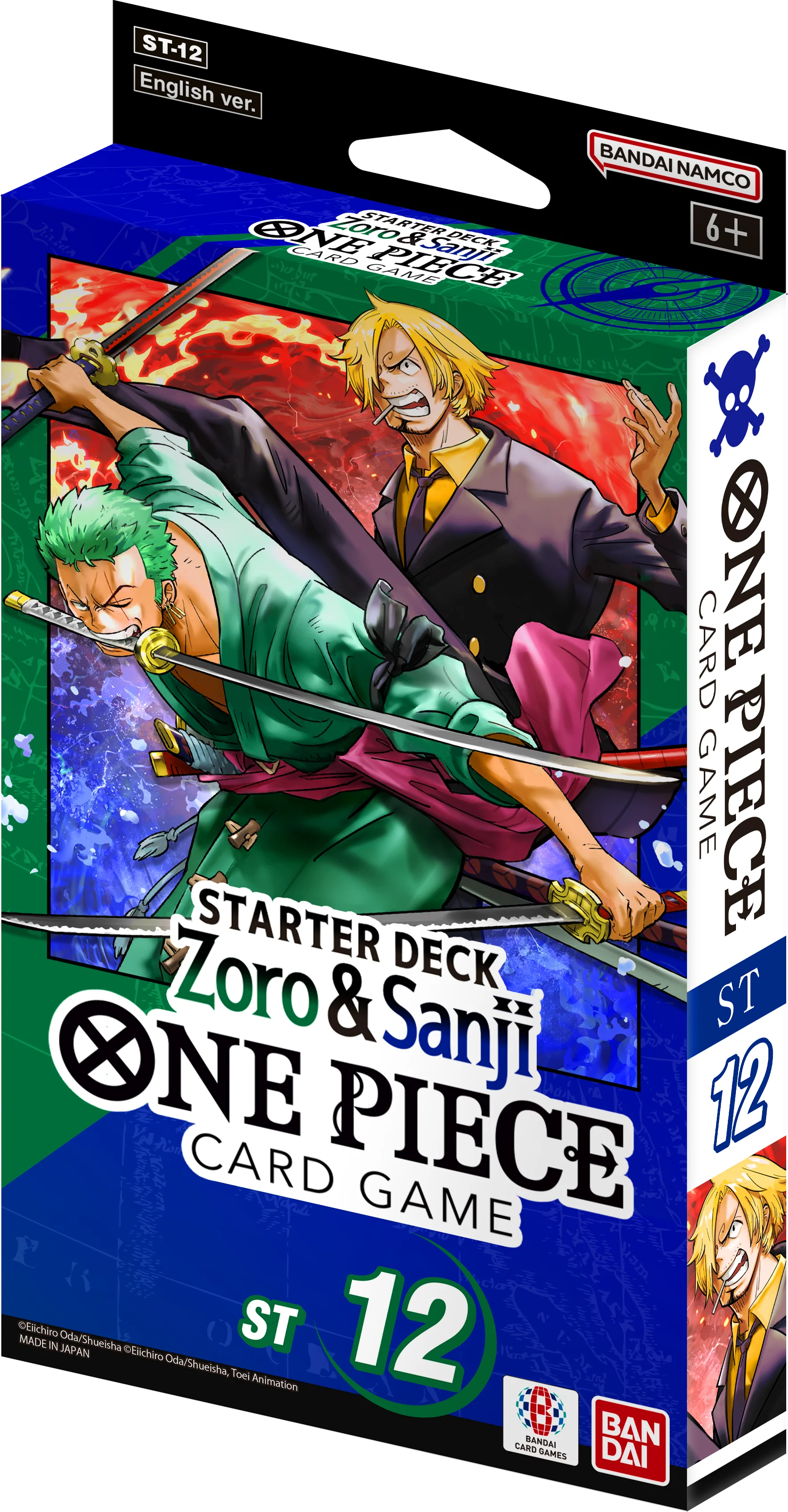 ONE PIECE CARD GAME ZORO AND SANJI ST12 STARTER DECK - ENG.
