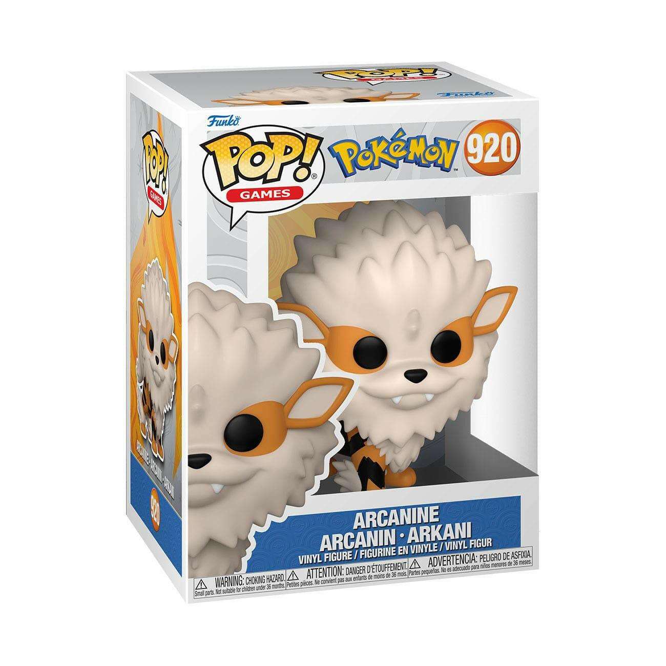 Funko Pop! Games 920 Pokémon Arkani Arcanine (EMEA) 9cm - Toy-Storage