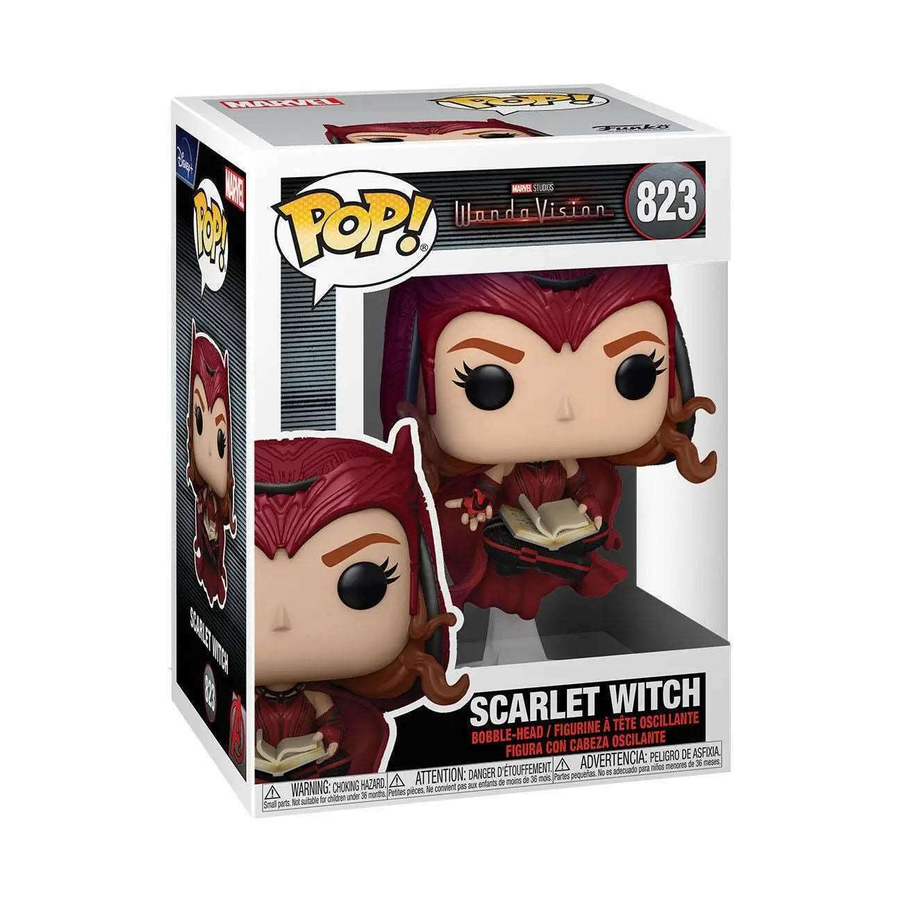 Funko Pop! Marvel WandaVision 823 Vinyl Figur Scarlet Witch 9cm - Toy-Storage