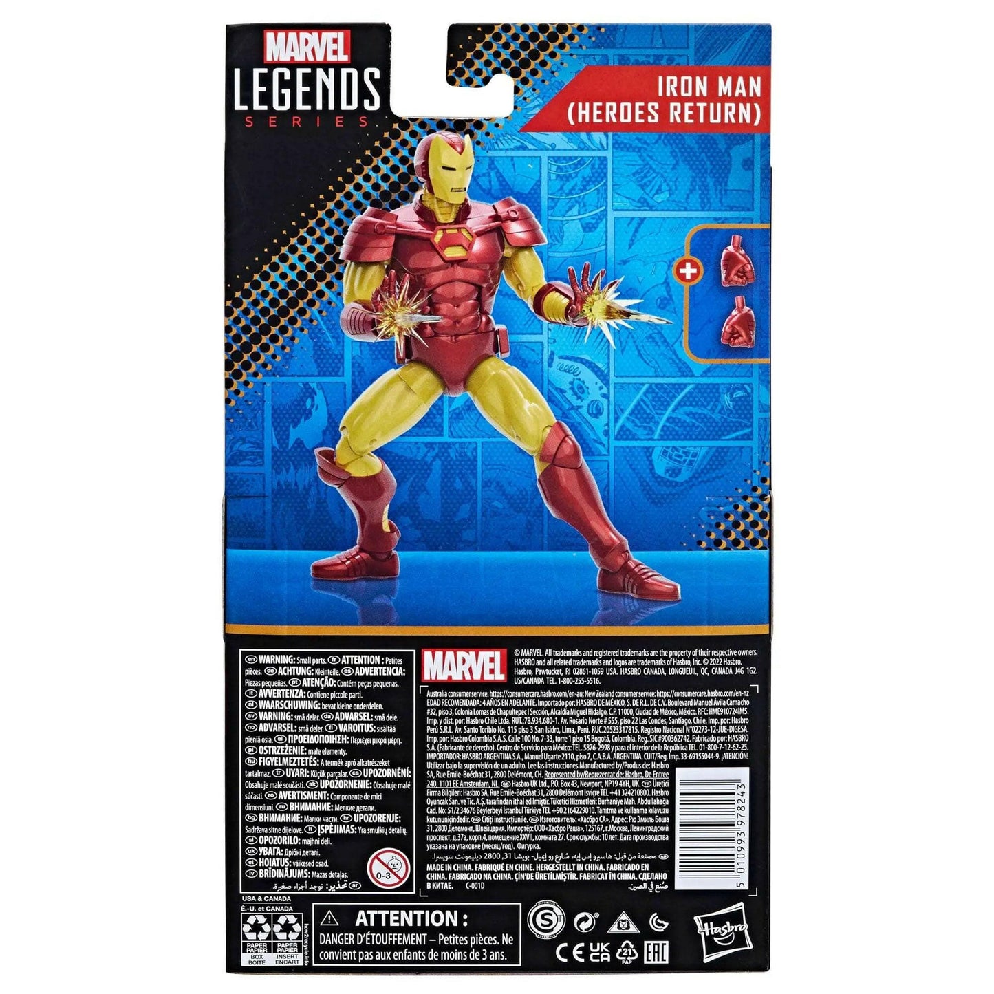 Marvel Legends Actionfigur Iron Man (Heroes Return) 15cm