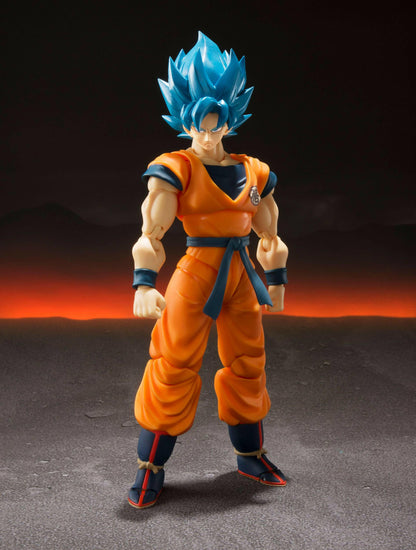 Pre-Order! S.H. Figuarts Dragon Ball Super Broly Actionfigur Super Saiyajin God Super Saiyajin Goku 14cm Tamashii Nations