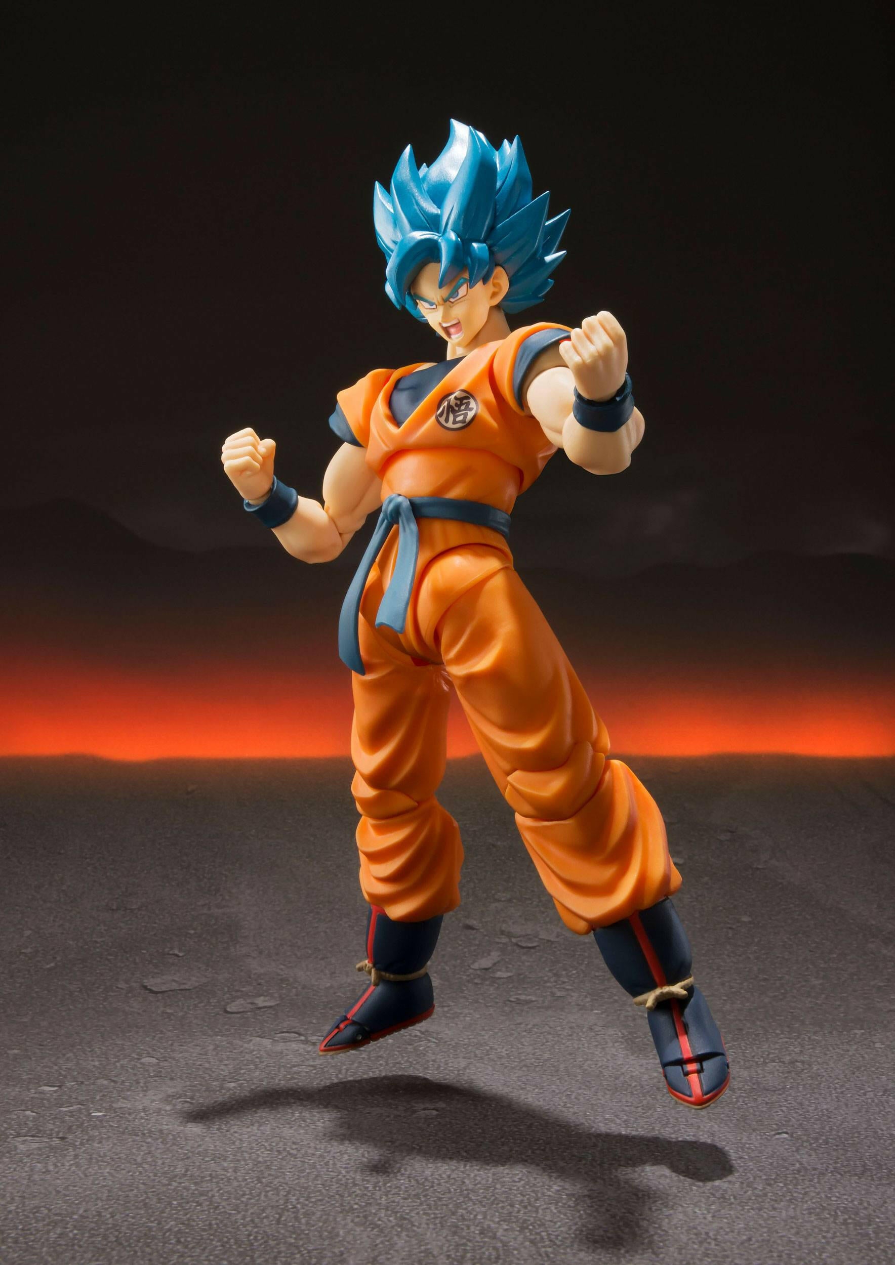 Pre-Order! S.H. Figuarts Dragon Ball Super Broly Actionfigur Super Saiyajin God Super Saiyajin Goku 14cm Tamashii Nations