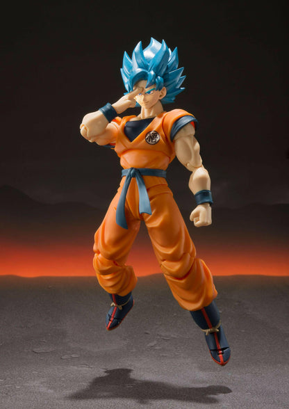 Pre-Order! S.H. Figuarts Dragon Ball Super Broly Actionfigur Super Saiyajin God Super Saiyajin Goku 14cm Tamashii Nations