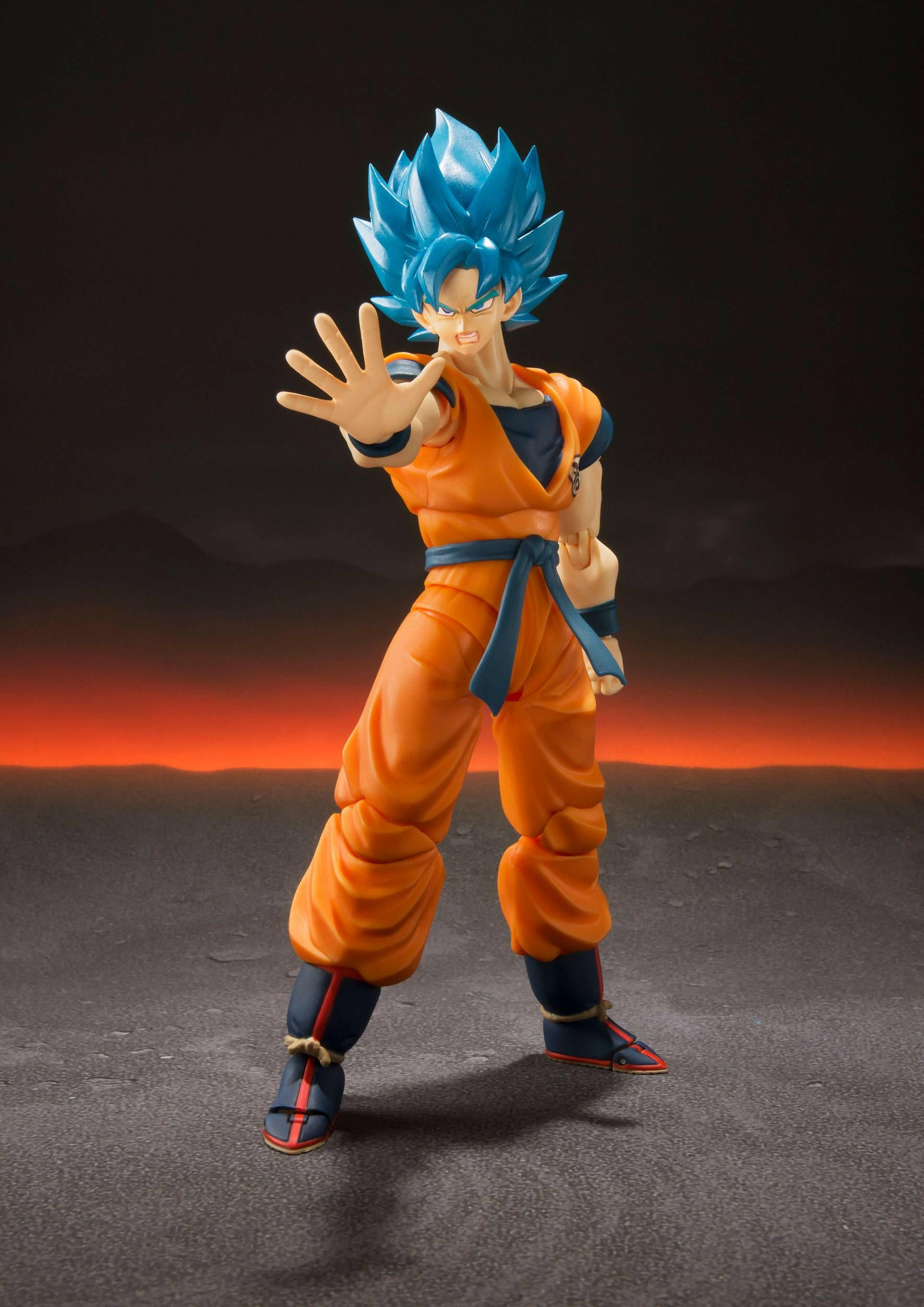 Pre-Order! S.H. Figuarts Dragon Ball Super Broly Actionfigur Super Saiyajin God Super Saiyajin Goku 14cm Tamashii Nations