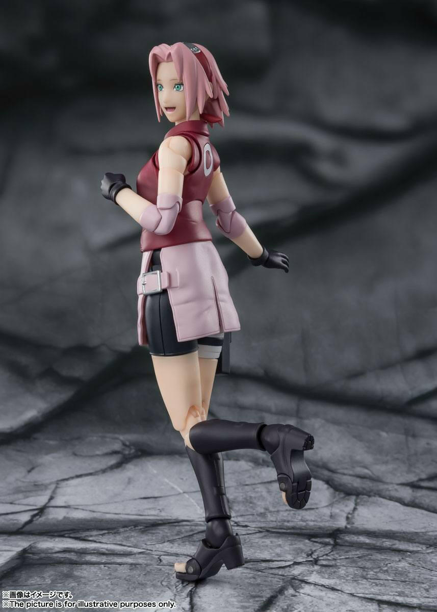 S.H. Figuarts Naruto Shippuden Actionfigur Sakura Haruno Inheritor of Tsunade's indominable will 14cm Tamashii Nations