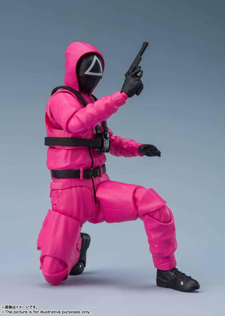 S.H. Figuarts Squid Game Actionfigur Masked Soldier 14cm Tamashii Nations