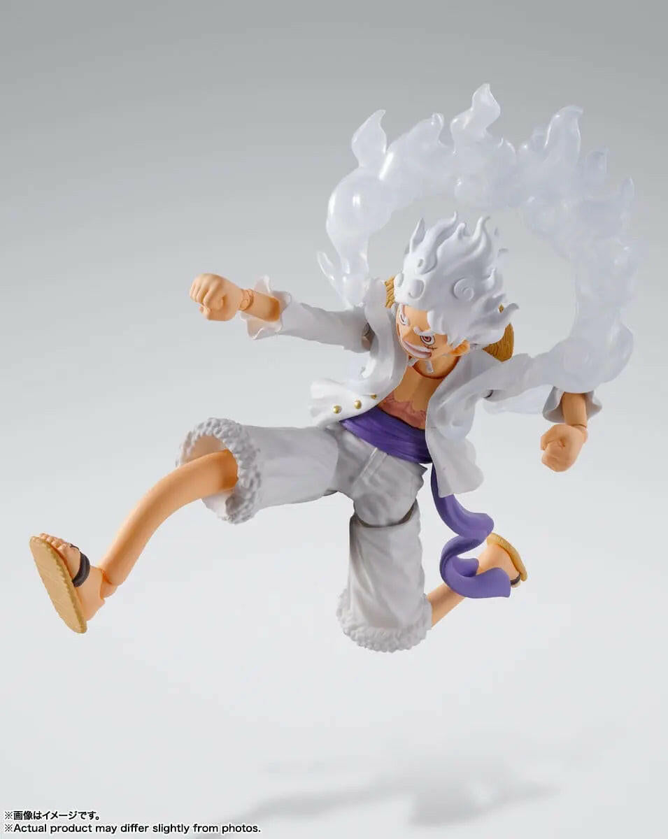 Pre-Order! S.H. Figuarts One Piece Actionfigur Monkey D. Ruffy Gear 5 15cm Tamashii Nations