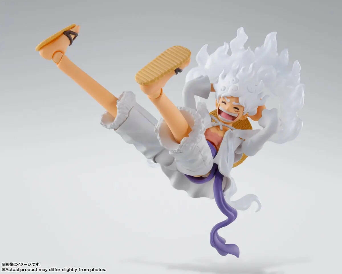 Pre-Order! S.H. Figuarts One Piece Actionfigur Monkey D. Ruffy Gear 5 15cm Tamashii Nations