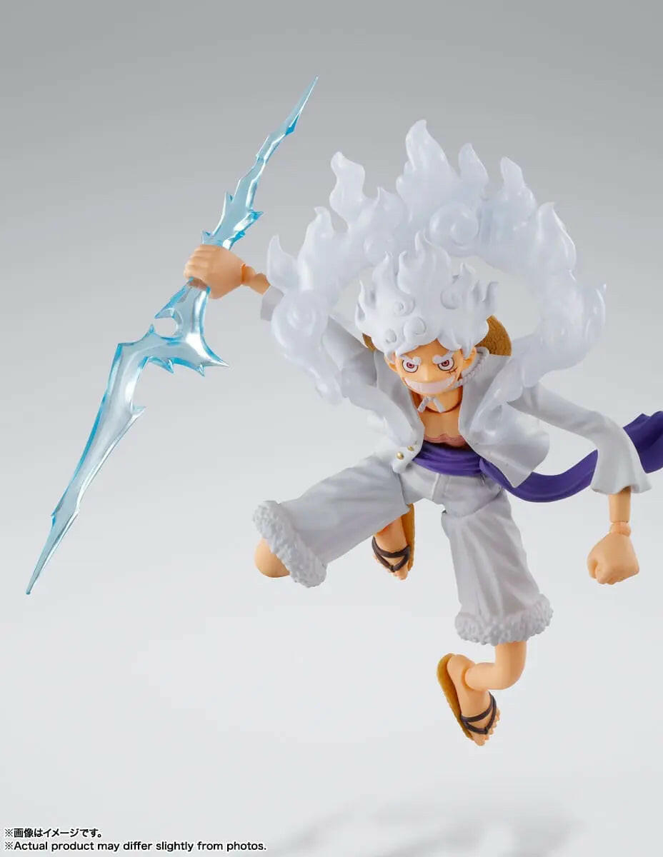 Pre-Order! S.H. Figuarts One Piece Actionfigur Monkey D. Ruffy Gear 5 15cm Tamashii Nations