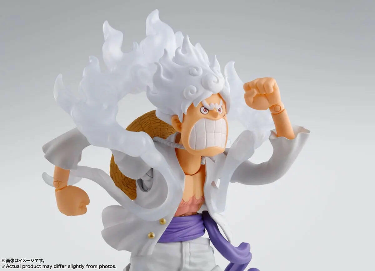 Pre-Order! S.H. Figuarts One Piece Actionfigur Monkey D. Ruffy Gear 5 15cm Tamashii Nations