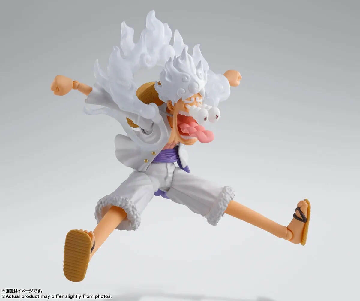 Pre-Order! S.H. Figuarts One Piece Actionfigur Monkey D. Ruffy Gear 5 15cm Tamashii Nations