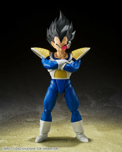 Pre-Order! S.H. Figuarts Dragon Ball Z Actionfigur Vegeta 24000 Power Level 14cm Tamashii Nations