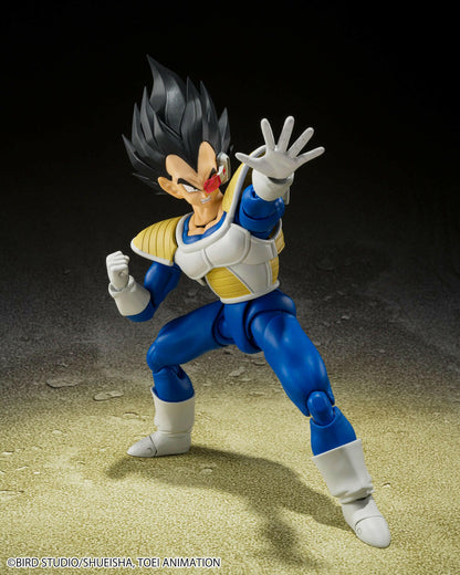 Pre-Order! S.H. Figuarts Dragon Ball Z Actionfigur Vegeta 24000 Power Level 14cm Tamashii Nations