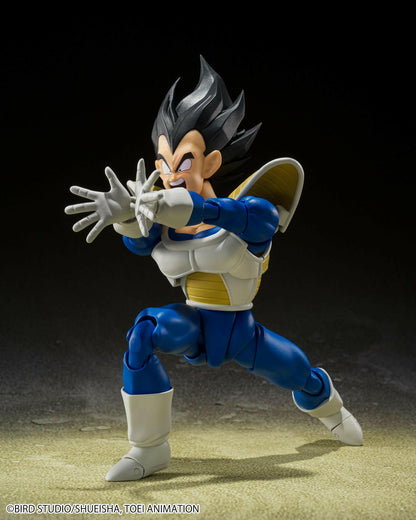 Pre-Order! S.H. Figuarts Dragon Ball Z Actionfigur Vegeta 24000 Power Level 14cm Tamashii Nations