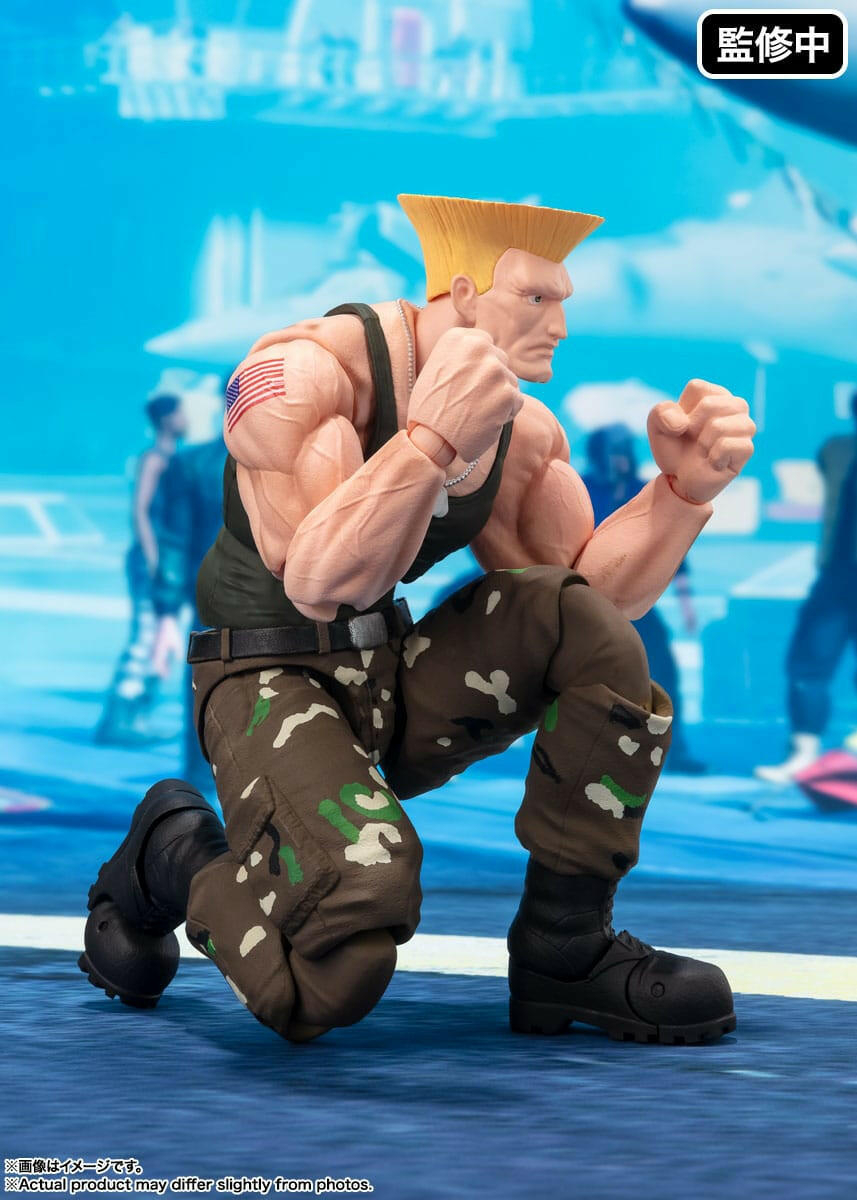 Pre-Order! S.H. Figuarts Street Fighter Actionfigur Guile Outfit 2 16cm.