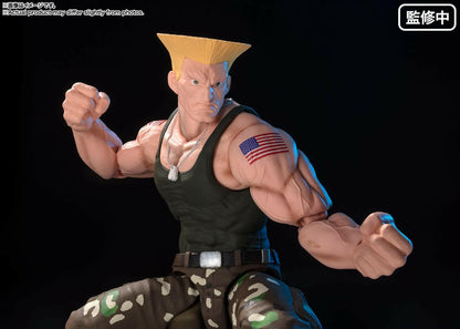 Pre-Order! S.H. Figuarts Street Fighter Actionfigur Guile Outfit 2 16cm.