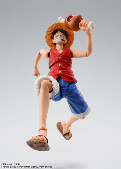 Pre-Order! S.H. Figuarts One Piece Actionfigur Monkey D. Ruffy Romance Dawn 15cm