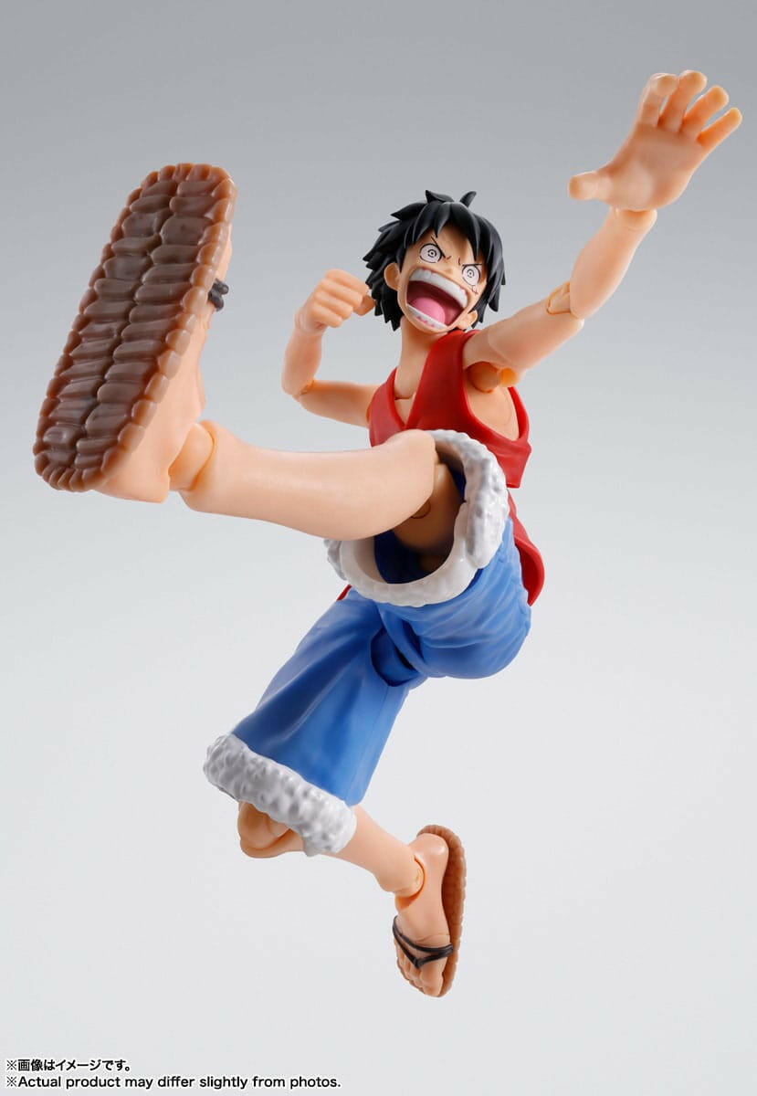 Pre-Order! S.H. Figuarts One Piece Actionfigur Monkey D. Ruffy Romance Dawn 15cm