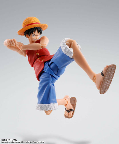 Pre-Order! S.H. Figuarts One Piece Actionfigur Monkey D. Ruffy Romance Dawn 15cm