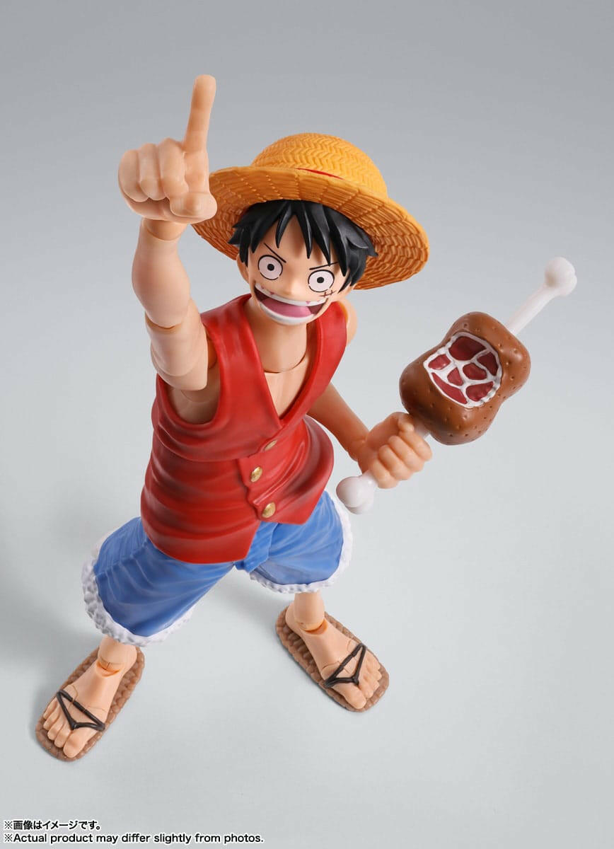 Pre-Order! S.H. Figuarts One Piece Actionfigur Monkey D. Ruffy Romance Dawn 15cm