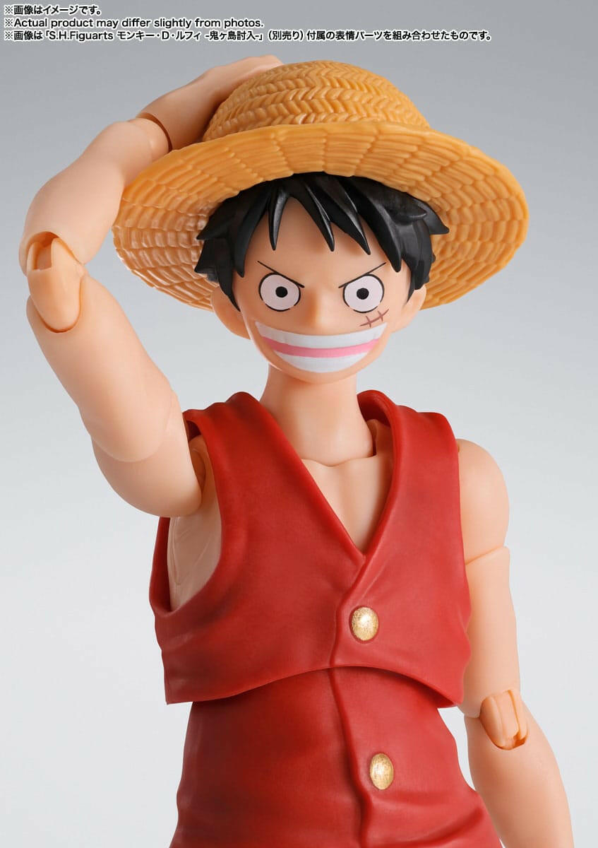 Pre-Order! S.H. Figuarts One Piece Actionfigur Monkey D. Ruffy Romance Dawn 15cm