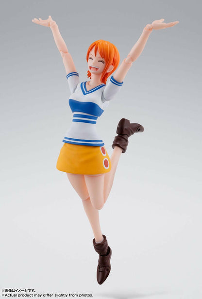 Pre-Order! S.H. Figuarts One Piece Actionfigur Nami Romance Dawn 14cm