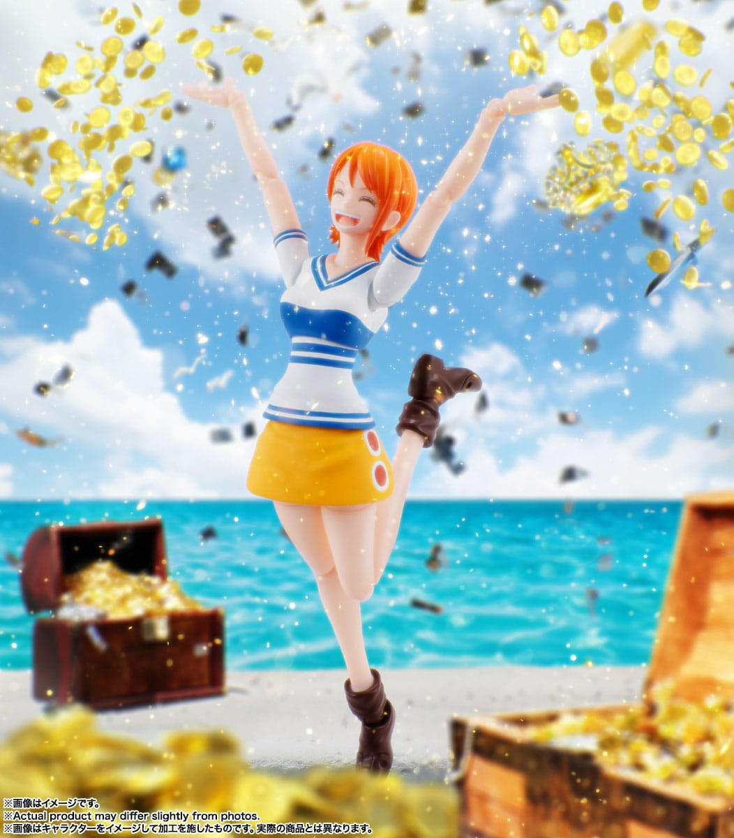 Pre-Order! S.H. Figuarts One Piece Actionfigur Nami Romance Dawn 14cm