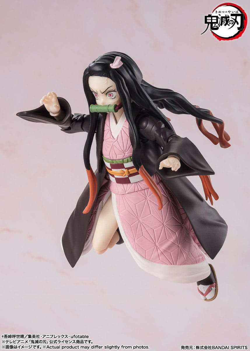 Pre-Order! S.H. Figuarts Demon Slayer: Kimetsu no Yaiba Actionfigur Nezuko Kamado 13cm