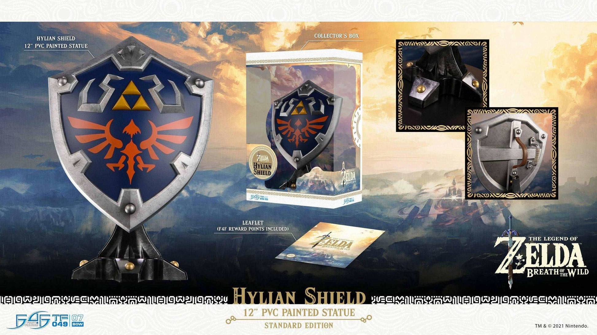 First4Figures The Legend of Zelda Breath of the Wild PVC Statue Hylian Shield Standard Edition 29cm First4Figures