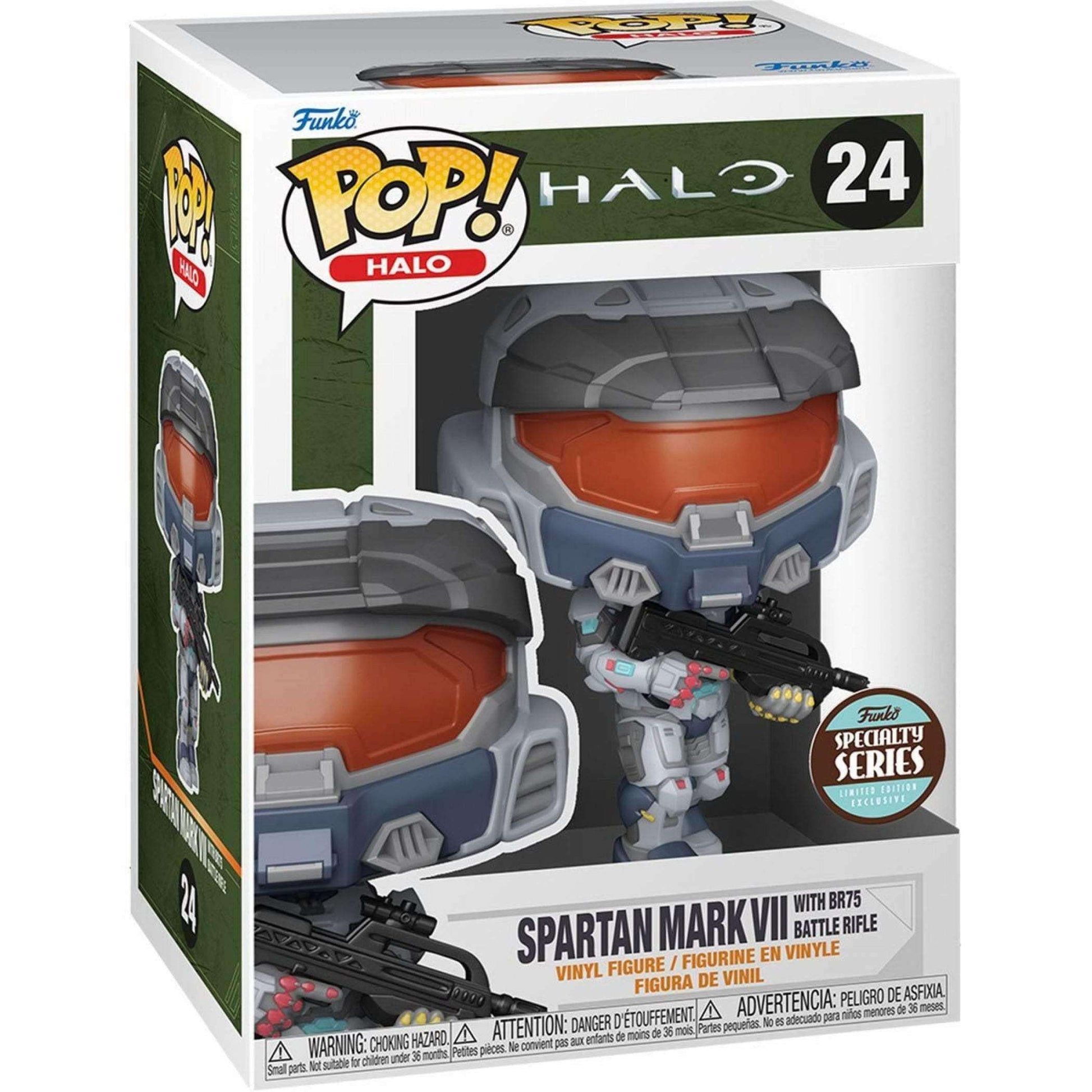 Funko Pop! Halo 24 Infinite Mark VII with BR75 Battle Rifle Specialty Series 9cm