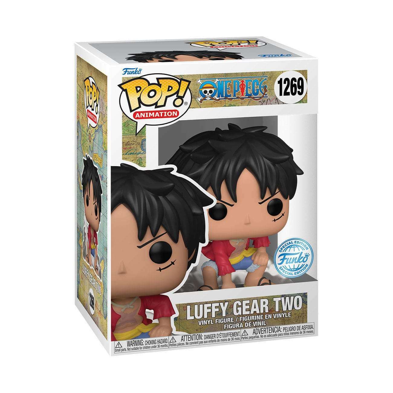 Funko Pop! Animation 1269 One Piece Luffy Gear Two 9cm