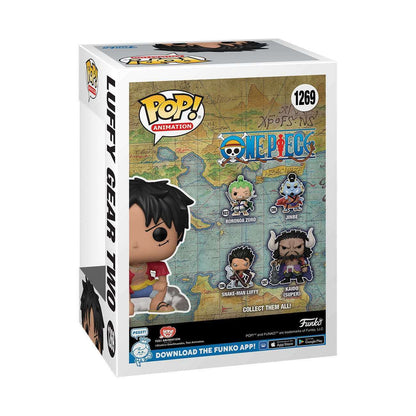 Funko Pop! Animation 1269 One Piece Luffy Gear Two Chase Bundle 9cm