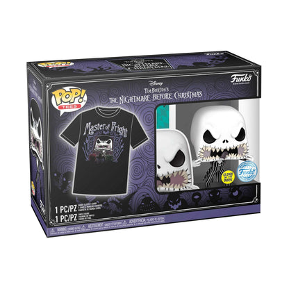 Funko Pop! & Tee Bundle Disney 808 Nightmare Before Christmas Jack Skellington Glow-in-the-Dark "L" Funko