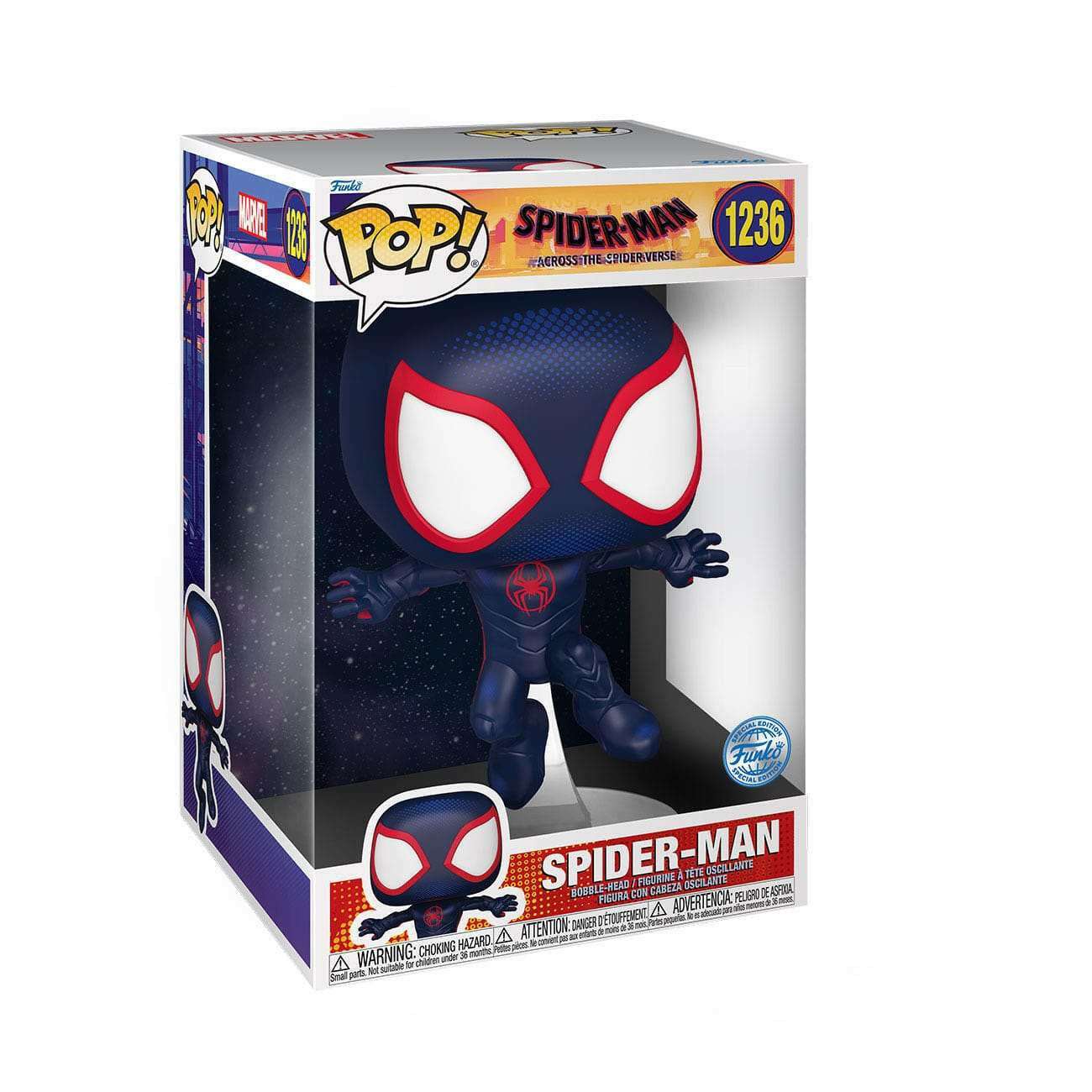 Funko Pop! Marvel 1236 Super Sized Jumbo Spider-Man: Across the Spider-Verse Spider-Man 25cm