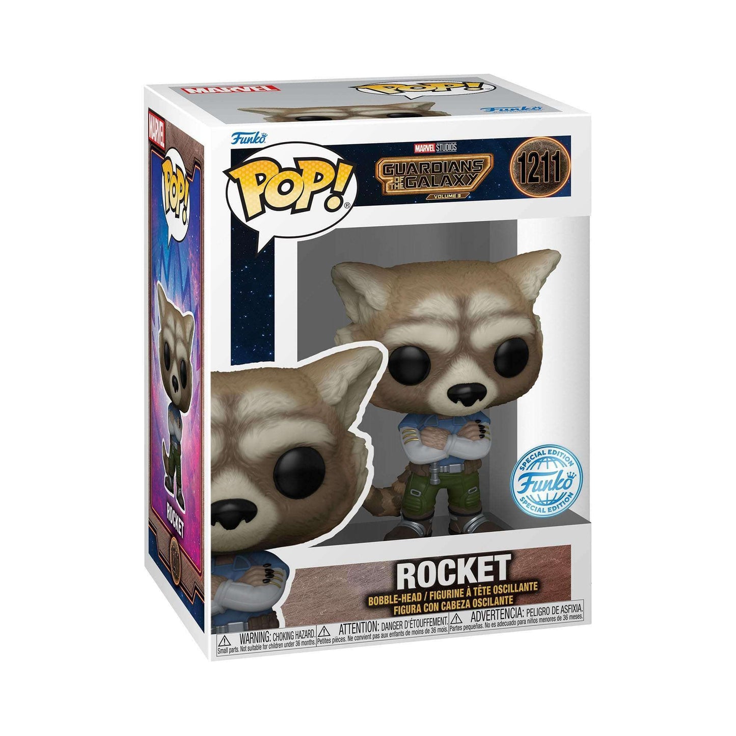 Funko Pop! Marvel 1211 Guardians of the Galaxy Vol. 3 Rocket Special Edition 9cm