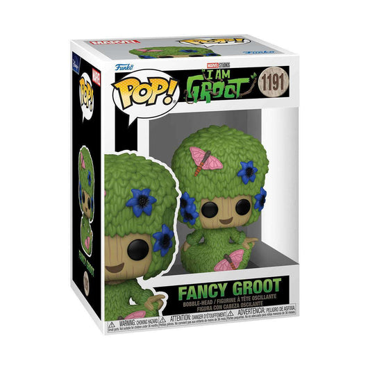 Funko Pop! Marvel Ich bin Groot 1191 Fancy Groot (Marie Hair) 9cm
