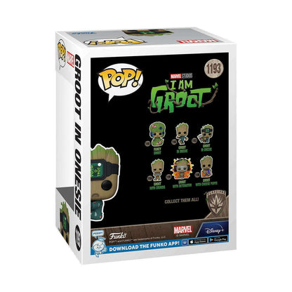 Funko Pop! Marvel Ich bin Groot 1193 Groot in Onsie (with book) 9cm