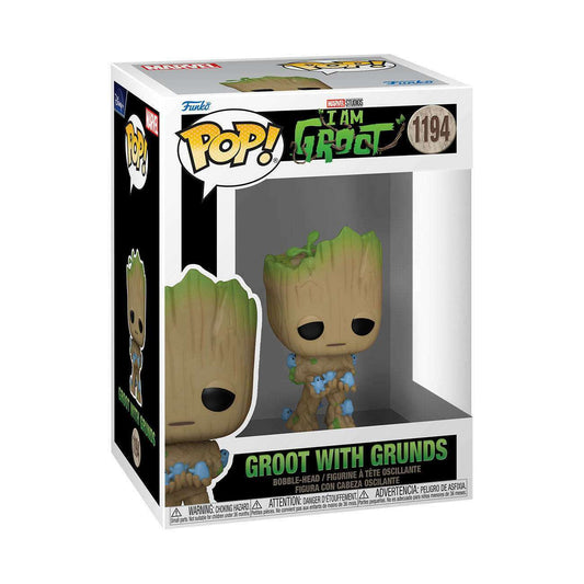 Funko Pop! Marvel Ich bin Groot 1194 Groot with Grunds 9cm